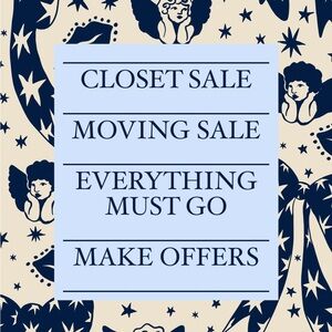 MOVING SALE - PLS MAKE OFFERS